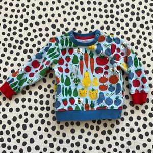 EUC baby Boden sweatshirt 6-9mo